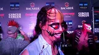 Fright Dome Circus Circus Las Vegas Black Carpet 3 10313 [upl. by Onid]