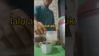 TUTORIAL Cara menyeduh kopi hitamshortsvideo [upl. by Hannover]