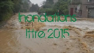 Inondations Ittre 2014 [upl. by Nekal]