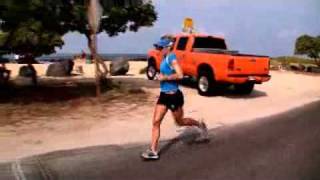 Training with Mirinda Cafrae at the 2010 Ironman Championships [upl. by Allen]