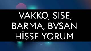 Vakko Şişe Barma Bvsan Hisse Yorum [upl. by Atinit]