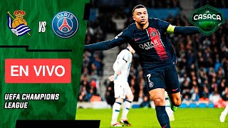 🚨 REAL SOCIEDAD vs PSG EN VIVO 🔥 CHAMPIONS LEAGUE  OCTAVOS DE FINAL VUELTA  MBAPPE TITULAR [upl. by Pamela712]