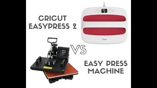 Short Review  Compare Cricut EasyPress 2 VS a Heat Press [upl. by Marih460]