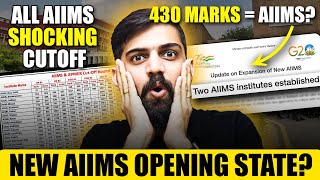 NEET 2024 Latest News  AIIMS cutoff NEET 2023  AIIMS Cutoff NEET 2024  New AIIMS Opening State [upl. by Runck]