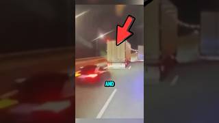 Speeding Audi Slams Into Truck Trailer in Final Ride 😱 [upl. by Publia699]