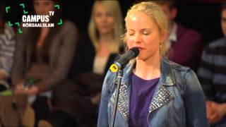 5 Bielefelder HörsaalSlam  Julia Engelmann  Campus TV 2013 [upl. by Amelina555]