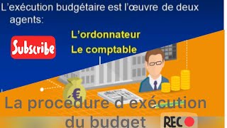 Comptabilité Publique Les procédures d exécution du budget [upl. by Longan524]