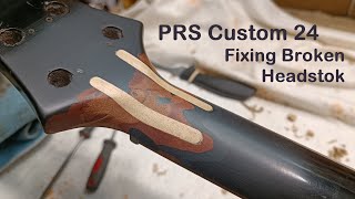 PRS Custom 24 Broken Headstock [upl. by Celina]