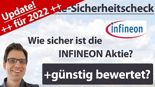 Infineon Aktienanalyse – Update 2022 Wie sicher ist die Aktie günstig bewertet [upl. by Hendrika]