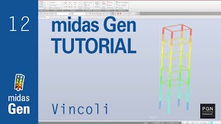 Midas Tutorial 12 ITA  Vincoli Boundaries [upl. by Hgiellek795]