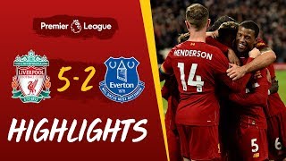 Liverpool 52 Everton  Fivestar Reds win Merseyside derby  Highlights [upl. by Anaidni748]