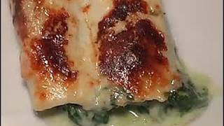 Cómo cocinar canelones rellenos de espinacas [upl. by Akla]