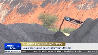 South Africas coal exports drop to lowest level in 30 years [upl. by Cope]