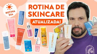 ROTINA de SKINCARE DIA com Bioderma Dermalogica SkinQ Época by Dermage Viro Creamy Nivea Melano CC [upl. by Narhet835]