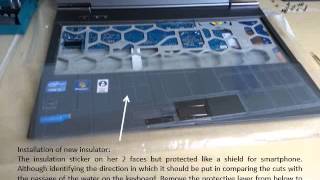 Disassembly keyboard Toshiba Portégé z930 [upl. by Dowlen]