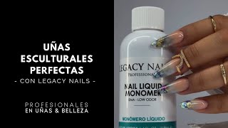 Uñas esculturales perfectas│ VIDEO TUTORIAL │PROFESIONALES EN UÑAS Y BELLEZA [upl. by Joung]