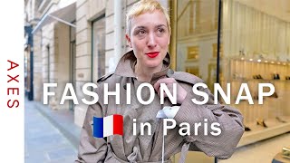 【ファッションスナップinパリ🇫🇷】春アウターを着こなすパリジェンヌの最新コーデ Street style in Paris [upl. by Nahtanoy]