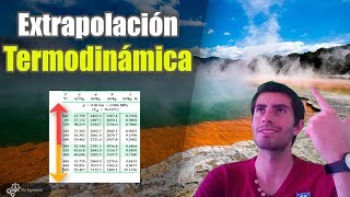 Extrapolación lineal de tablas termodinámicas [upl. by Derr831]