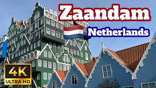 Zaandam Netherlands 🇳🇱  Summer  4K Walking Tour [upl. by Nofets]