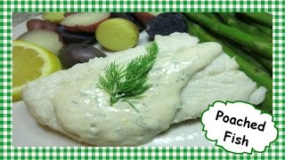 How to Poach Fish in Milk  Poached Cod Fish Recipe [upl. by Nerred]