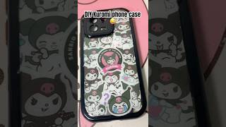 DIY Kuromi Decoden Phone Case Tutorial l ASMR Decoden Video shorts [upl. by Narra]