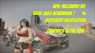 APB Reloaded BR  Resolução 800x600 para quem não tem vga  fikdik DESATUALIZADOLER DESCRIÇÃO [upl. by Airdnas387]