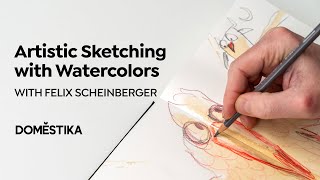 Learn to SKETCH with WATERCOLOR and INK  Online Course by Felix Scheinberger  Domestika English [upl. by Kir]