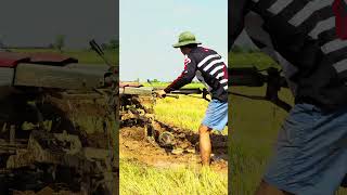 Plowing farm field by mini tractor  Agriculture amp Farming 1446 shorts agricultureblog [upl. by Balf76]