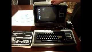 Unboxing TRS80 Model I Level I from 1978 [upl. by Stiegler815]