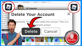 Roblox Hesabı Kalıcı Olarak Nasıl Silinir  Yeni Güncelleme [upl. by Janeta]