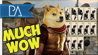 ARMY OF WAR DOGS AND ELEPHANTS  4v4 Siege Challenge  Total War Rome 2 [upl. by Ronyam]