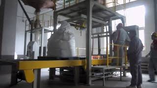 Jumbo Bag Filling Machine FIBC Bulk Bag Filling Machine Bulk Bag Filling Station [upl. by Aicenaj]