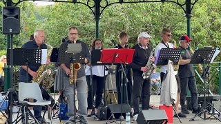 Guiseley Jazz Band Live Performance 2  Haworth Festival 2024 [upl. by Yebot]