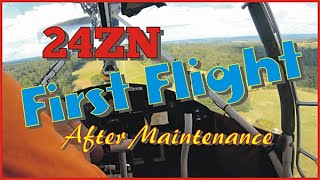 24ZN test flight after maintenance [upl. by Ahsiemaj]