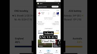 England vs Australia  1st Test  Day 4  ScoreHighlights ashes engvsaus shorts [upl. by Aketahs335]