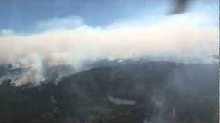 Meldrum Creek BC Wildfires  August 14 2010 [upl. by Eneg]