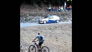 Ciclista in prova speciale al Rally del Rubinetto 2019 [upl. by Shipley151]