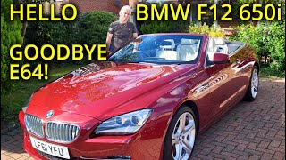 HELLO BMW F12 650i  LAST DRIVE IN THE E64 [upl. by Reggy388]