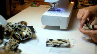 How to Make Fur Doll Boots Pt 1 [upl. by Aehtla]