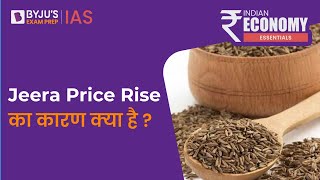 Why Are Jeera Cumin Prices Shooting Up In Wholesale Markets  Indian Economy UPSC 202324 [upl. by Ahsilahk]