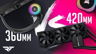 Size Matters 420mm vs 360mm AiO Showdown [upl. by Hasen712]