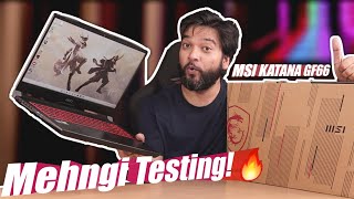 MSI KATANA GF66 Core i7 RTX 3050 Gaming Laptop Unboxing amp Review  Best Gaming Laptop Under 1 Lakh [upl. by Seymour176]