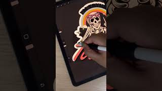 How to Outline Stickers in Procreate  Make Stickers Tutorial  Easy Procreate Tutorials beginners [upl. by Viola]