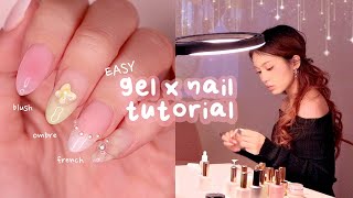 How to Do GelX Nails Like a PRO 💫 nail extensions  beginner nail art [upl. by Bowe]