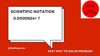 Scientific notation Basic part 1 [upl. by Bellew688]