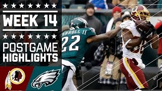 Redskins vs Eagles  NFL Week 14 Game Highlights [upl. by Beilul]