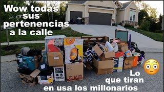 😳 Sus pertenencias fueron a parar a la Calle 😱  LO QUE TIRAN EN USA LOS millonarios 💵 🇺🇸🇺🇸🇺🇸 [upl. by Magnum169]