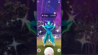 Getting Lucky With ✨Shiny Origin Dialga Raid in pokemongo [upl. by Emorej]