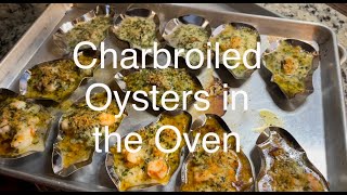 Charbroiled Oysters in the Oven oysters oven cooking horsdoeuvre appetizers [upl. by Eniluqcaj286]