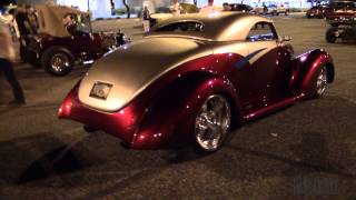 1937 Ford Coupé Custom Street Rod at Mixtecas Cruise nights [upl. by Spevek472]